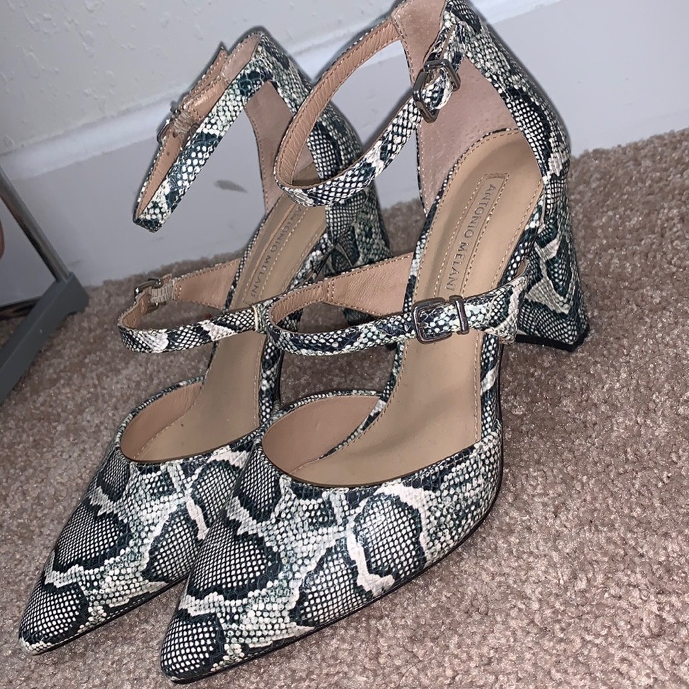Animal print heels